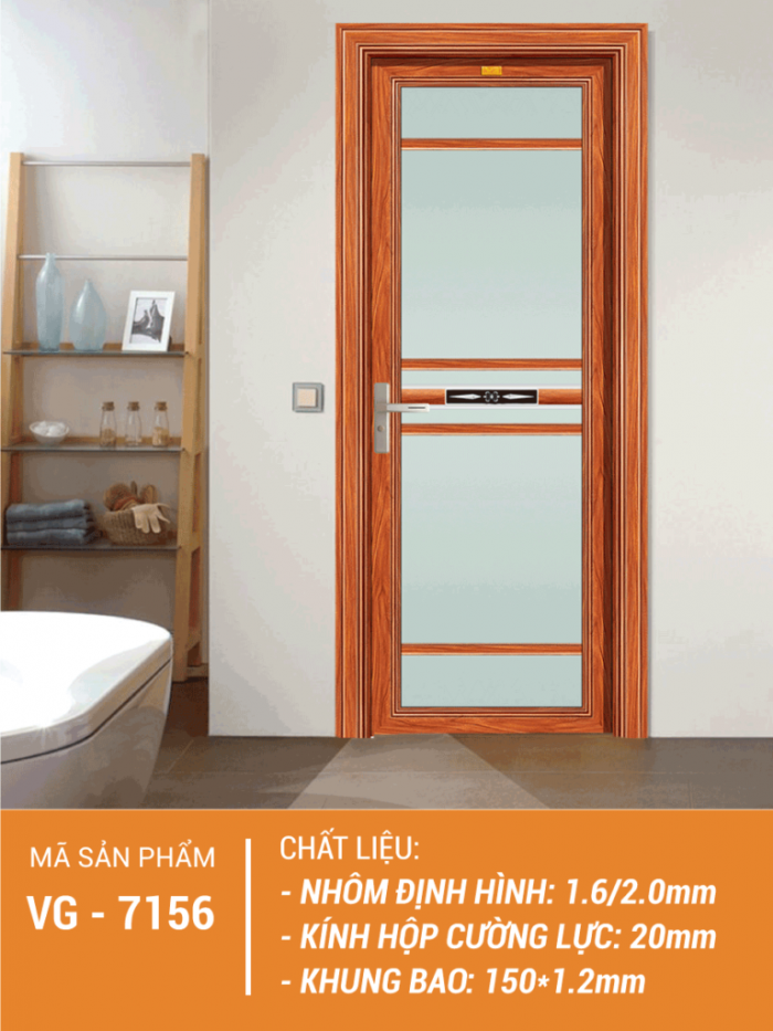 Cửa phòng tắm VG 7156