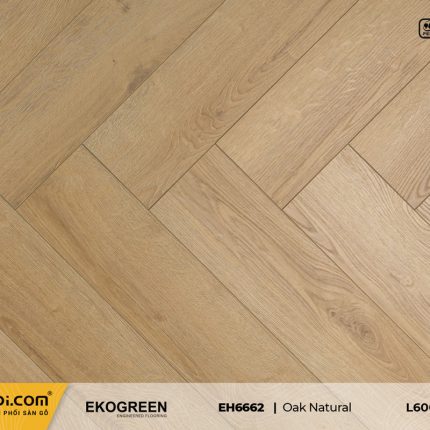 Sàn gỗ EH6662 Oak Natural - Herringbone - 15/3mm