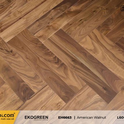 Sàn gỗ EH6663 American Walnut - Herringbone - 15/3mm