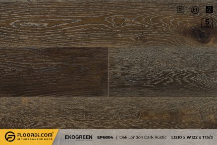 Sàn gỗ EP6804 Oak London Dark Rustic - Premium