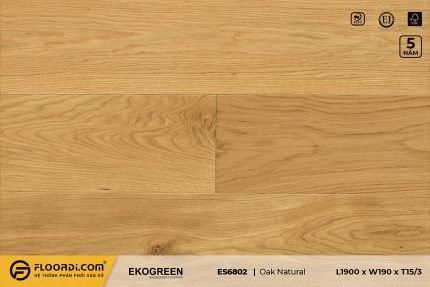 Sàn gỗ sồi ES6802 Oak Natural - Signature