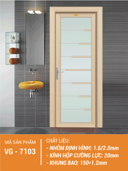 Cửa phòng tằm VG 7103