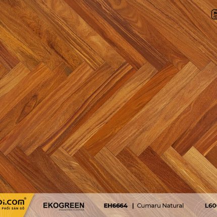 Sàn gỗ EH6664 Cumnaru Natural - Herringbone - 15/3mm