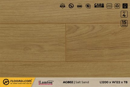 Sàn gỗ AG802 Salt Sand - 8mm - AC4