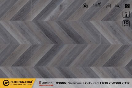 Sàn gỗ xương cá D3087 Salamanca Coloured Chevron 12mm AC3