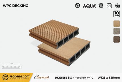 Sàn ngoài trời WPC DK12525B - B.Teak - 25mm