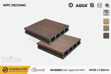 Sàn ngoài trời WPC DK12525R - Rosewood - 25mm