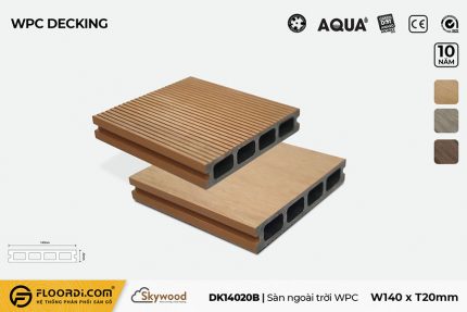 Sàn ngoài trời WPC DK14020B - B.Teak - 20mm