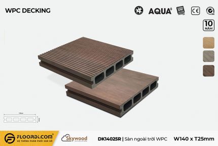 Sàn ngoài trời WPC DK14025R - Rosewood - 25mm