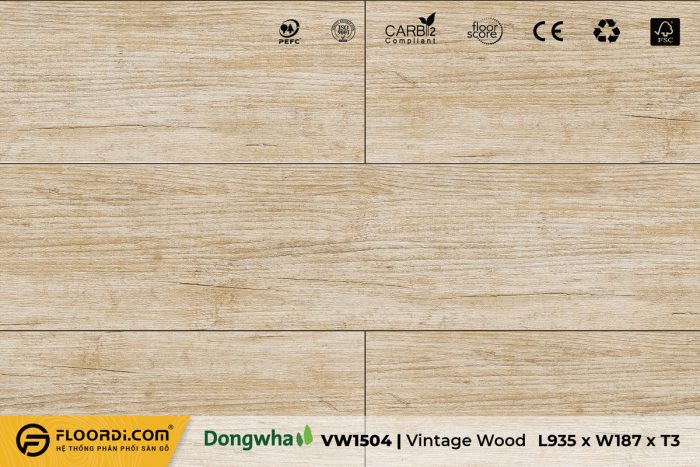 -30% Sàn nhựa VW1504 Vintage Wood - 3mm