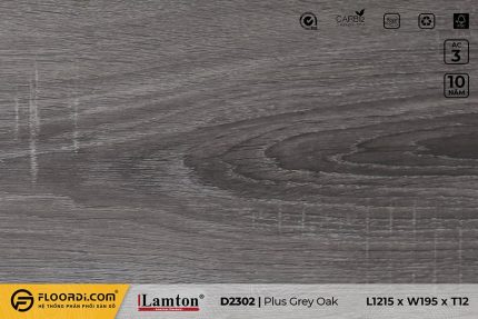 Sàn gỗ D2302 Plus Grey Oak 12mm AC3