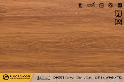 Sàn gỗ D3037 Canyon Cherry Oak 12mm AC3