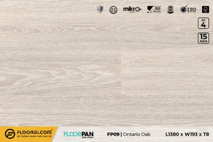 Sàn gỗ FP09 Ontario Oak 8mm AC5