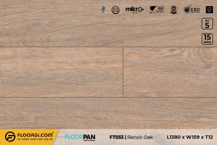 Sàn gỗ FP553 Renoir Oak 12mm AC5