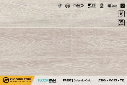 Sàn gỗ FP557 Orlando Oak 12mm AC5