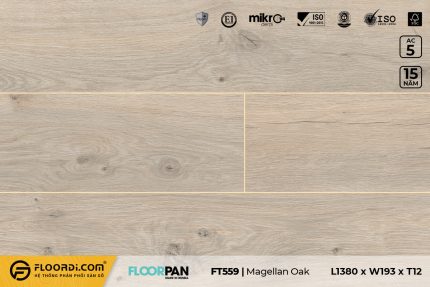 Sàn gỗ FP559 Magellan Oak 12mm AC5