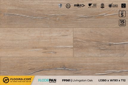 Sàn gỗ FP561 Livingston Oak 12mm AC5