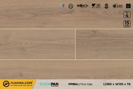 Sàn gỗ FP954 Tirol Oak 8mm AC4