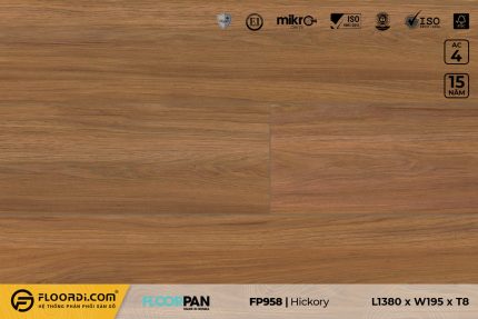 Sàn gỗ FP958 Hickory 8mm AC4