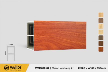 Thanh lam trang trí FW10050-07 - Specila Redwood - 50mm