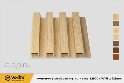 Lam nhựa 4 sóng FW15825-04 - Nice Oak - 25mm