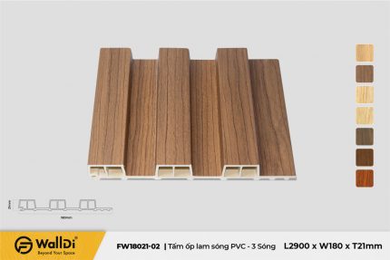 Lam nhựa 3 sóng FW18021-02 - Special Walnut - 21mm