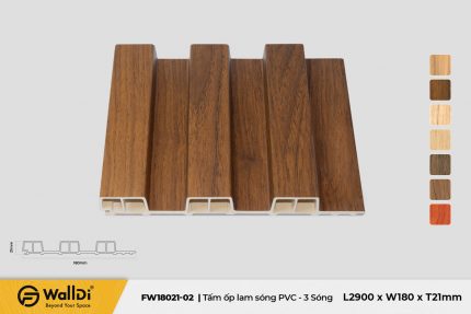 Lam nhựa 3 sóng FW18021-02 - Special Walnut - 21mm