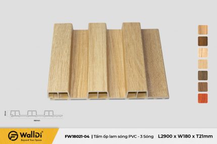 Lam nhựa 3 sóng FW18021-04 - Nice Oak - 21mm