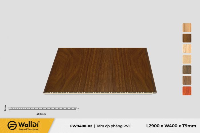 Tấm ốp tường FW9400-02 - Special Walnut - 9mm