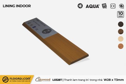 Nẹp kết thúc L0328T - Golden Teak - 3mm