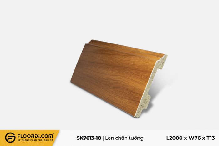 Len chân tường SK7613-18 Light Brown 13mm