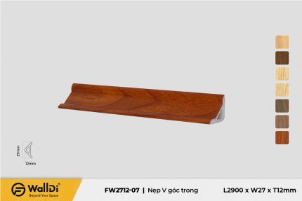 Nẹp V góc trong FW2712-07 Specila Redwood 12mm