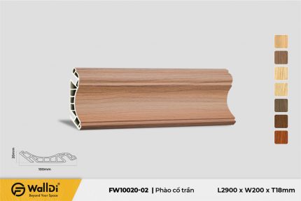 Phào cổ trần FW10020-02 Special Walnur 20mm