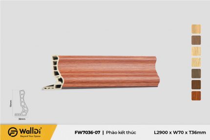 Phào kết thúc FW7036-07 Specila Redwood 36mm