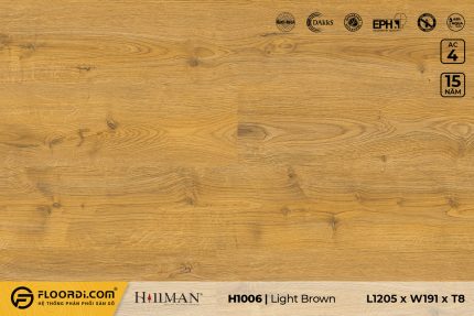 Sàn gỗ H1006 Sionne Oak Honey 8mm AC4